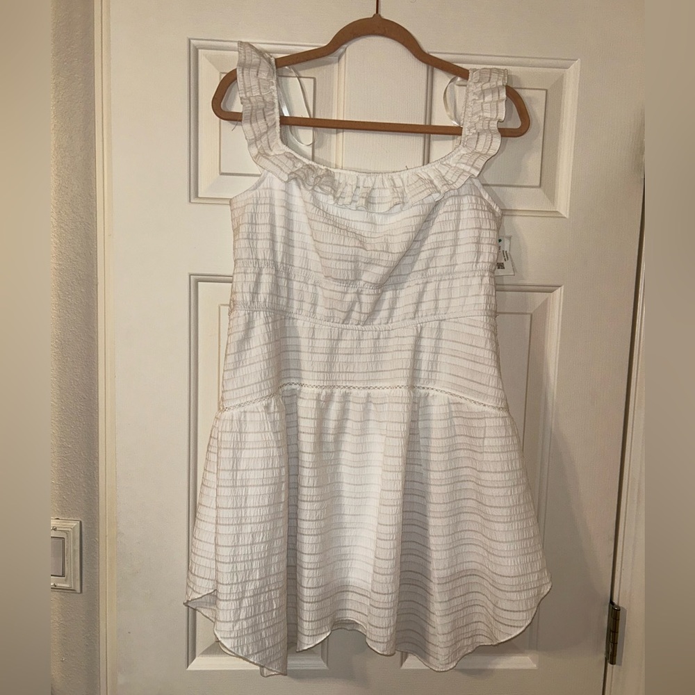 white summer dress